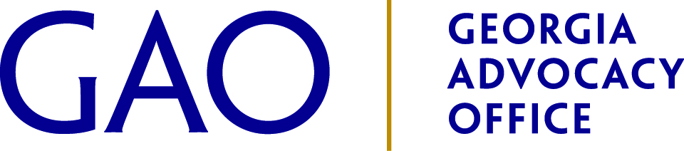 GAO Logo: GAO separated from "Georgia Advocacy Office" by horizontal line.